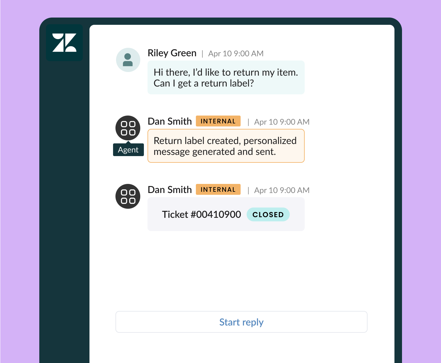 Close ticket